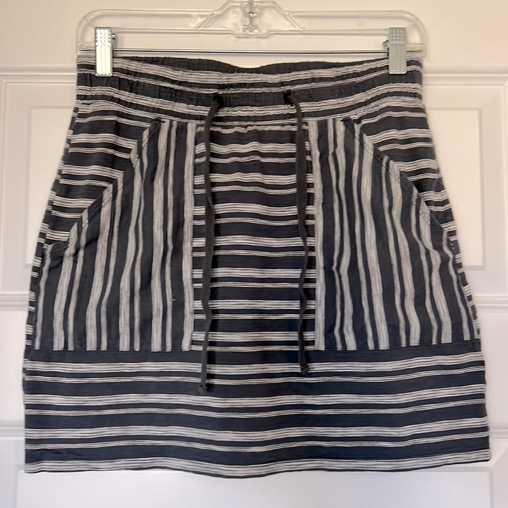 Loft grey Elastic waist skirt with pockets